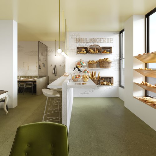 Architecture d'intérieur de CCHE pour la Brasserie le Vaudois Suisse