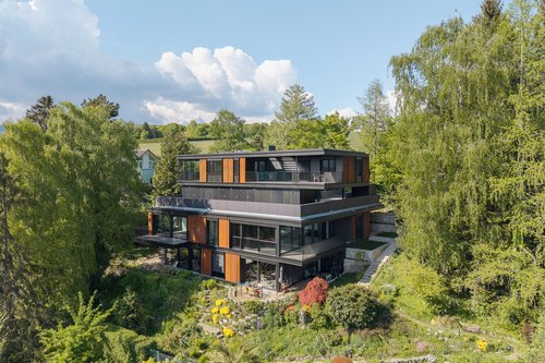 Architecture de CCHE pour l'immeuble d'habitation La Begnaule à Begnins Suisse