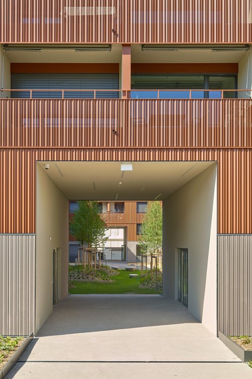 Architecture de CCHE pour le Quartier de la Suettaz à Nyon Suisse