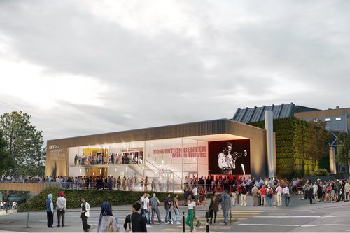 Architecture de CCHE pour le Centre de congrès 2m2c à Montreux Suisse