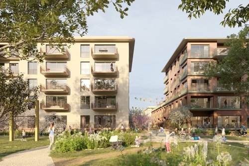 Concours d'urbanisme et d'architecture de CCHE pour Bricks à Bienne Suisse