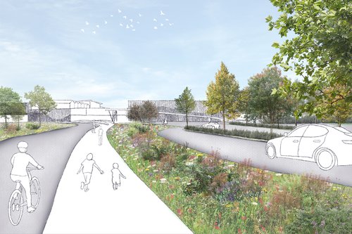 Architecture de CCHE pour la Coop Léman Centre Crissier Suisse