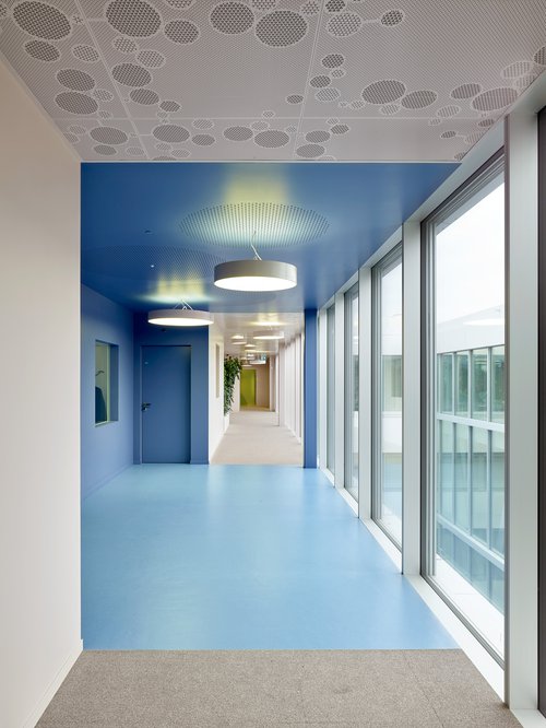 Architecture de CCHE du bâtiment administratif de la Loterie Suisse Romande Suisse