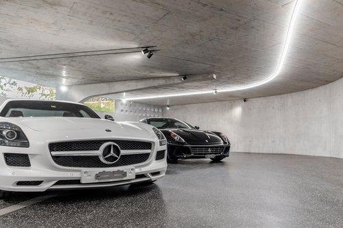 Architecture de CCHE pour un parking souterrain privé pour voitures de collection Suisse