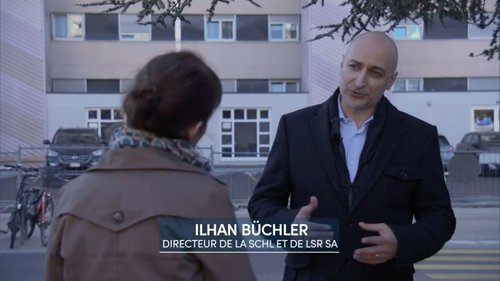 Actualité de CCHE pour le Quartier de la Suettaz à Nyon : présentation du chantier par les équipes de Couleur Locales (RTS - Radio Télévision Suisse Un)