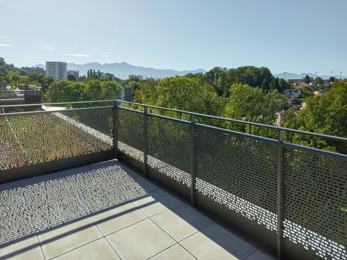 Architecture de CCHE pour Bugnon EST Bâtiment E et F quartier Maillefer Suisse