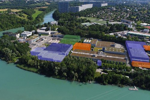 Architecture de CCHE pour l'extension de la Step d'Aïre à Genève Suisse