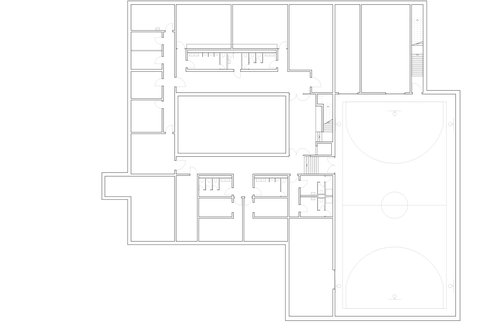 Architecture de CCHE pour l'école de Pont-Rouge à Lancy Genève Suisse