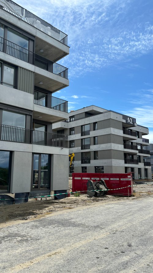 Actualité de CCHE pour le bouquet de chantier du quartier Ley Outre à Crissier Suisse