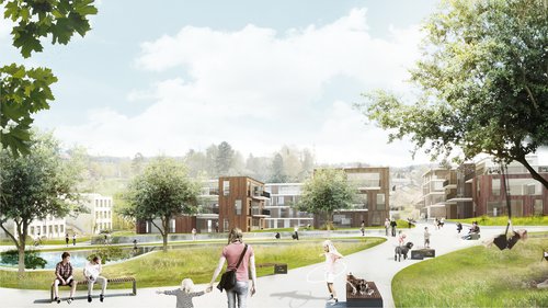Urbanisme de CCHE pour le projet de l'Eco quartier Le Brit Suisse
