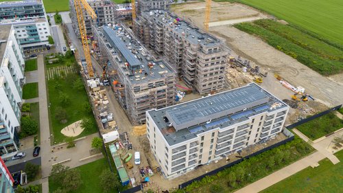 © Implenia Architecture de CCHE pour le quartier de la Petite Prairie