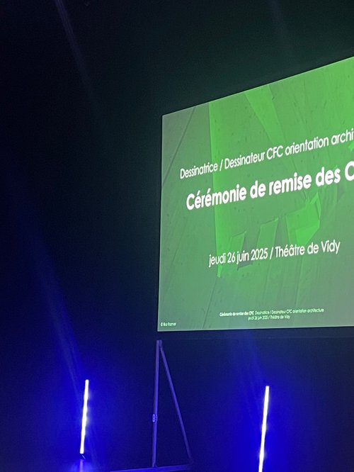 Actualité de CCHE pour la remise des CFC 2025 du canton de Vaud