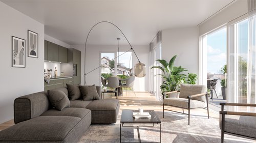 Architecture de CCHE pour les terrasses du Bois de Chênes Suisse