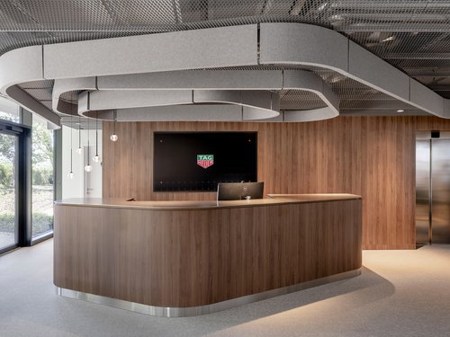 Architecture d'intérieur de CCHE pour TAG Heuer à Signy Suisse