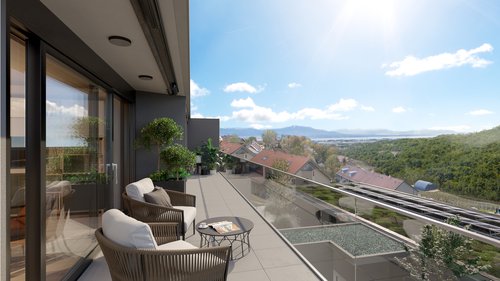 Architecture de CCHE pour les terrasses du Bois de Chênes Suisse