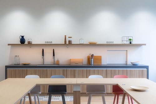 © Think Utopia Architecture d'intérieur de CCHE pour le Campus Firmenich Suisse