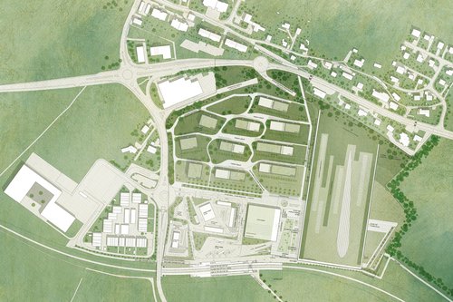 Urbanisme de CCHE pour le MEP d'Avry Centre Suisse