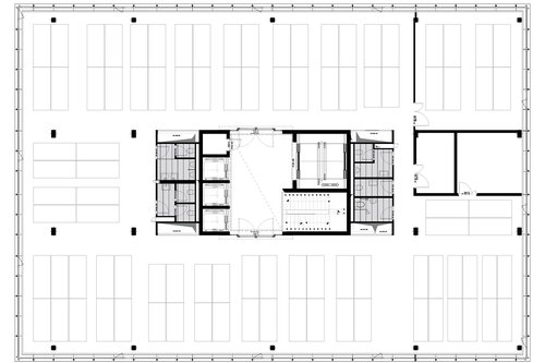 Architecture de CCHE pour le bâtiment administratif Unimed Suisse
