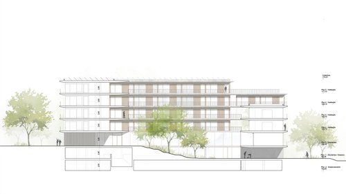 Concours de CCHE pour le Complexe de logement social et étudiant Carcavelos Portugal