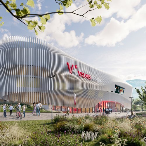Architecture de CCHE pour Sierre Arena Suisse
