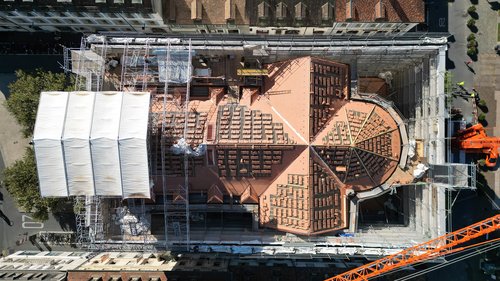 Rénovation patrimoniale de CCHE pour l'église Sainte-Croix à Carouge