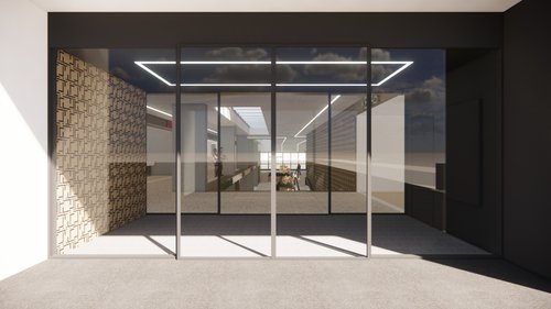 Concept transformation de CCHE pour le projet du centre commercial de la Tourelle Genève Suisse