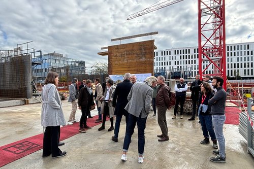 Actualité de CCHE Pose première pierre Q11 Suisse