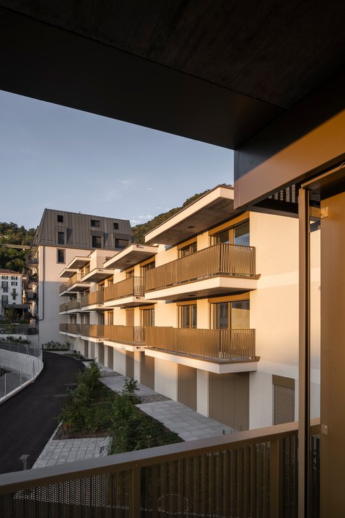 Architecture de CCHE pour La Corsaz à Montreux Suisse