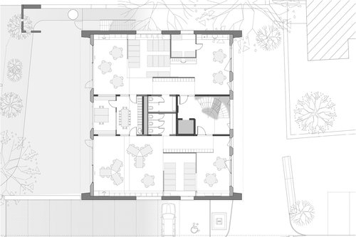 Architecture d'intérieur de CCHE pour le Centre communal multifonction CCM Nyon Suisse