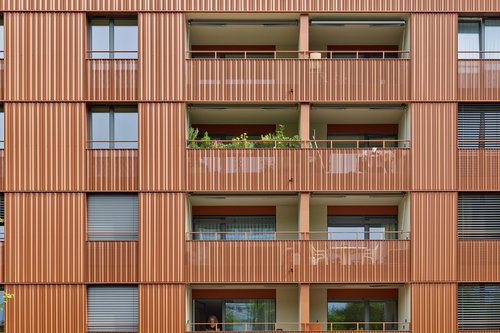 Architecture de CCHE pour le Quartier de la Suettaz à Nyon Suisse