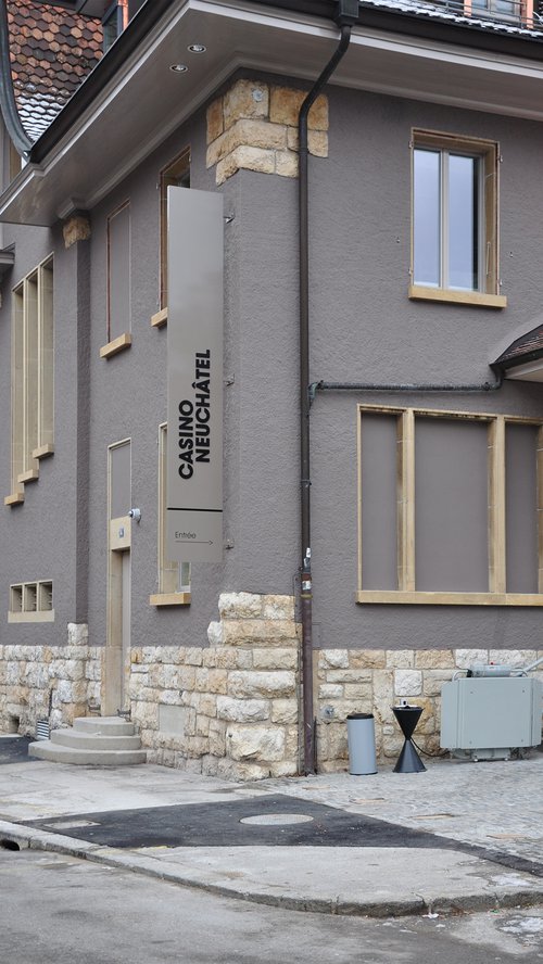Signalétique de CCHE pour le Casino de Neuchâtel