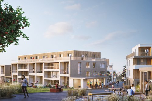 Concours de CCHE pour l'Ecoquartier Record à Echallens Suisse