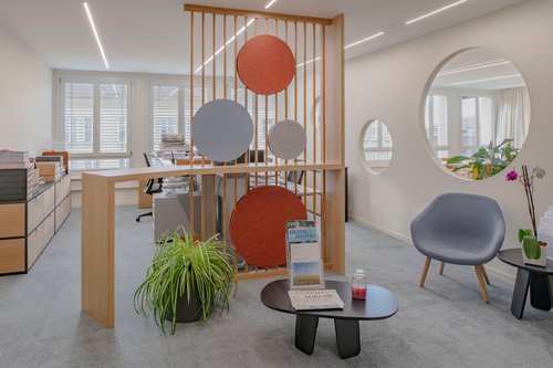 Architecture d'intérieur de CCHE pour le projet Kessler à Lausanne Suisse