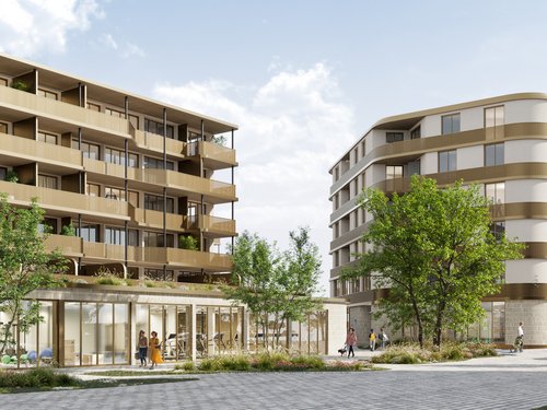 Concours d'architecture de CCHE pour les Tuileries 1 à Epalinges Suisse