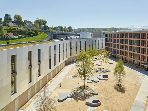 Architecture de CCHE des bâtiments Parallèle I et II Suisse