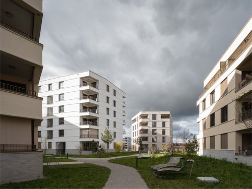 Urbanisme et Architecture de CCHE pour le quartier Ancienne Papeterie à Marly Suisse