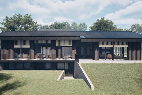 Actualité de CCHE sur l’avancement des travaux d’une villa contemporaine à Genève Suisse