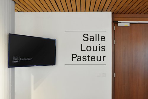 Signalétique de CCHE pour Nestlé Research Center