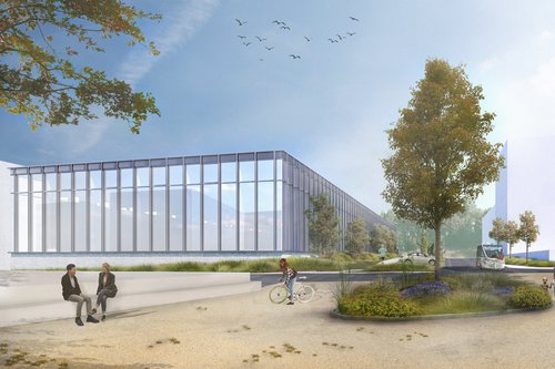 Urbanisme et Architecture de CCHE pour le Quartier de l'Ancienne Papeterie à Marly Suisse