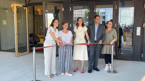Actualité de CCHE pour l'inauguration de l'école Pont-Rouge de Lancy Genève Suisse