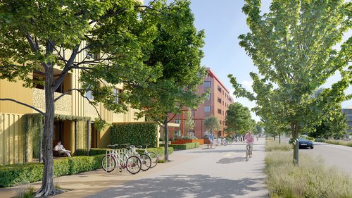 Quartier de la Suettaz à Nyon