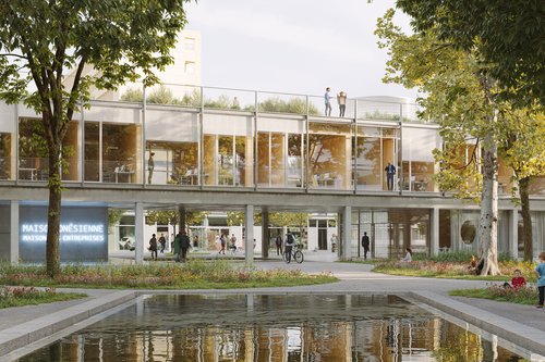 Actualité de CCHE pour le concours de la maison des entreprises et de ses abords Genève Suisse