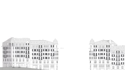 Transformation de CCHE pour Ancienne douane à Lausanne Suisse