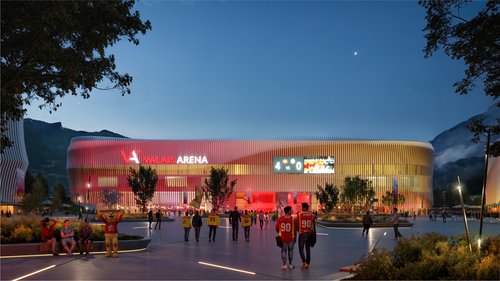 Architecture de CCHE pour Sierre Arena Suisse