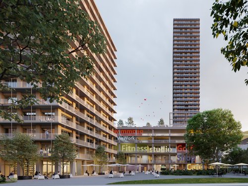 Urbanisme et architecture pour le concours Sonnentalstrasse 8