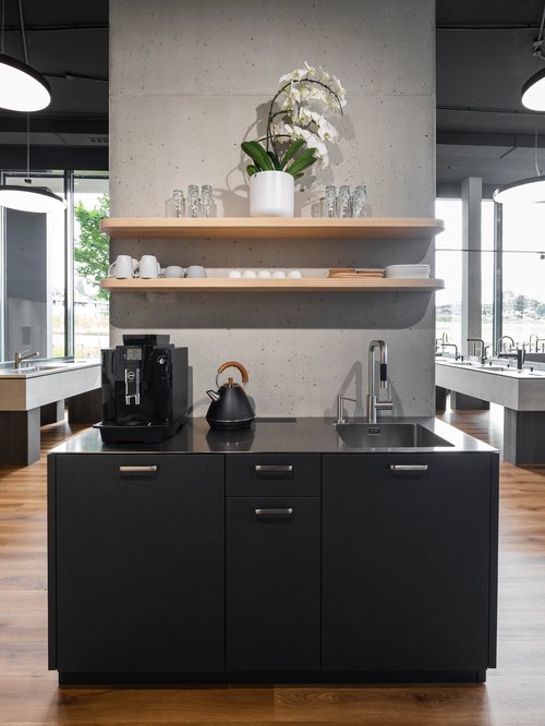 Architecture d'Intérieur de CCHE pour le Showroom Suter Inox à Crissier Suisse