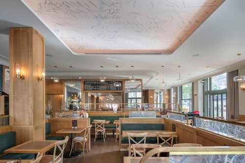 © Vincent Jendly Architecture d'intérieur de CCHE pour la Brasserie le Vaudois Lausanne Suisse