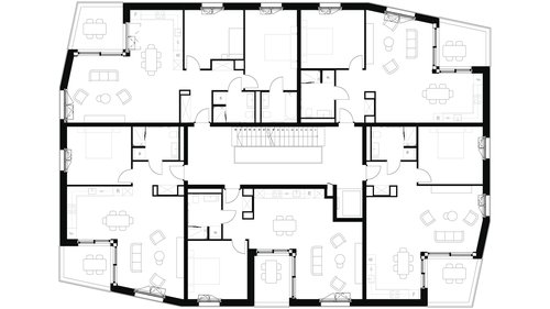 Urbanisme et Architecture de CCHE pour le quartier Ancienne Papeterie à Marly Suisse