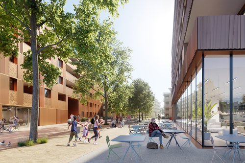 Architecture de CCHE pour des immeubles d'habitation La Suettaz Suisse