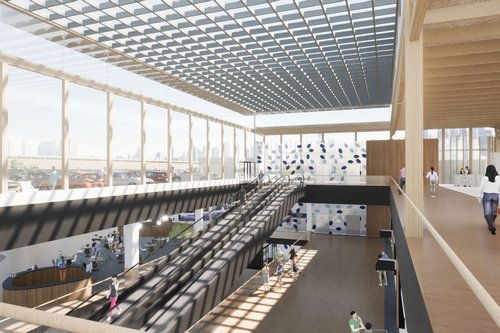 Architecture de CCHE pour la Coop Léman Centre Crissier Suisse